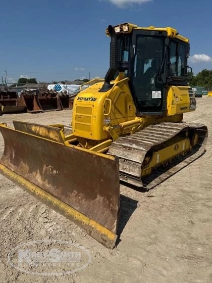 Used Bulldozer in yard